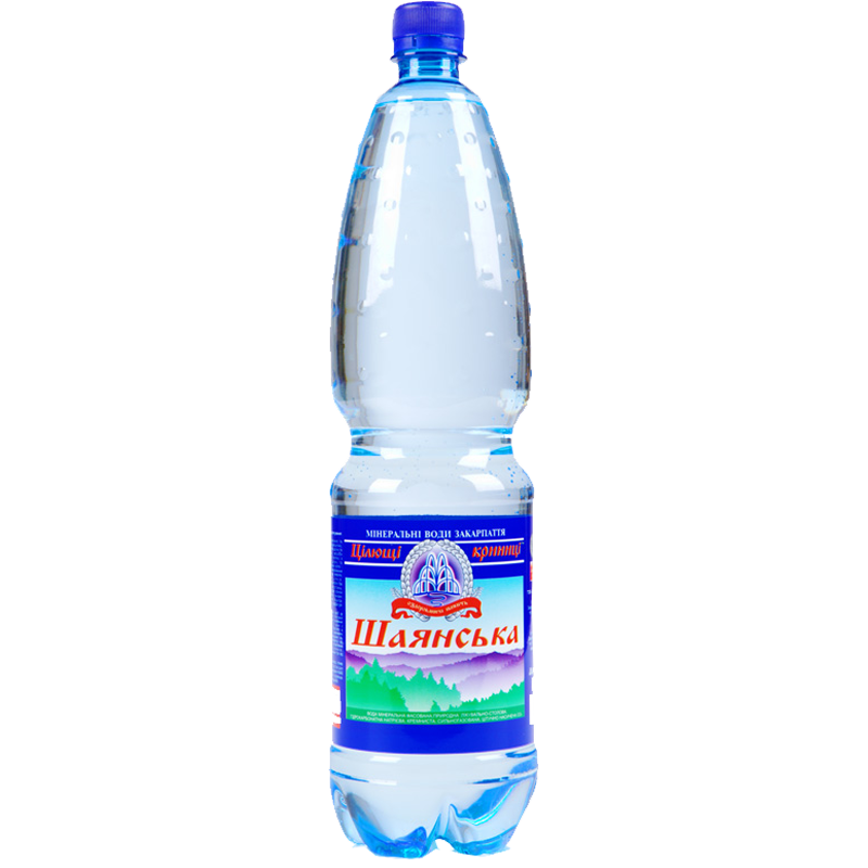 Вода мінеральна ШАЯНСЬКА, сильногазована, 1,5л